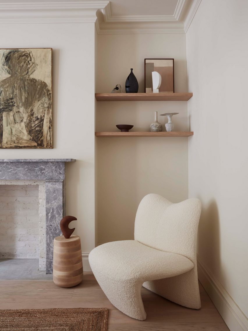 Living room interior of Reighton Road house by Daytrip