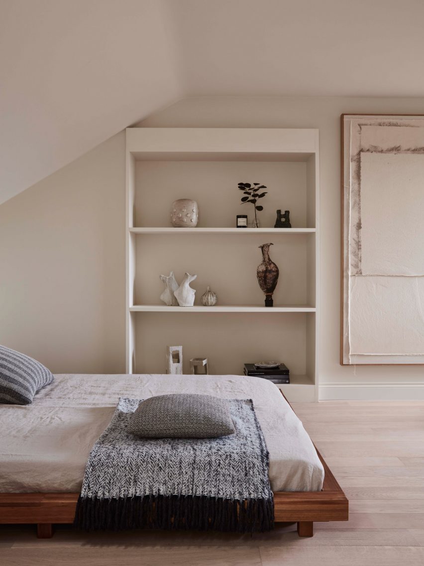 Bedroom interior of Reighton Road house by Daytrip