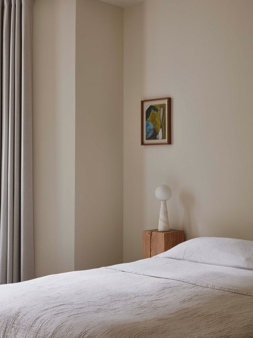 Bedroom interior of Reighton Road house by Daytrip
