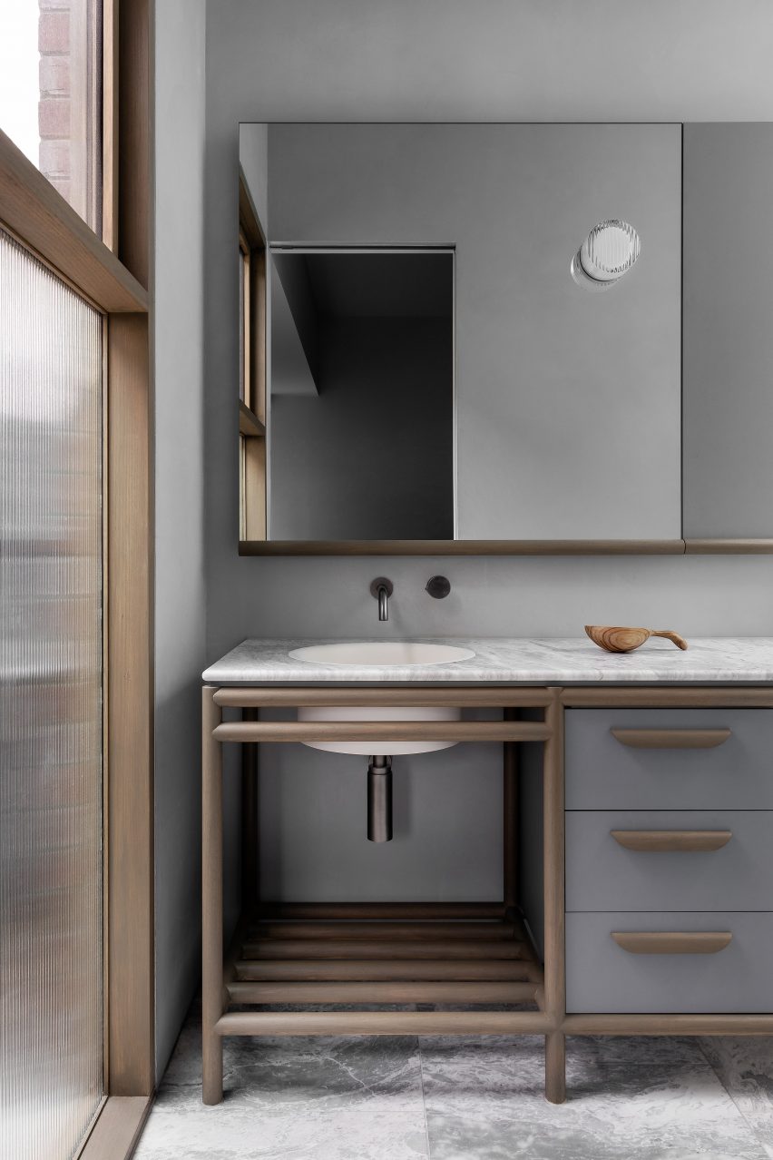 Bathroom interior of Ripponlea House by Luke Fry
