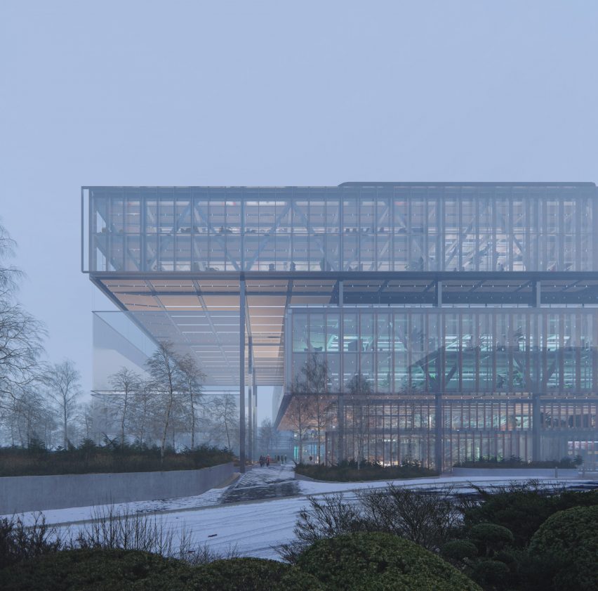 Vilnius office block by Rogers Stirk Harbour + Partners