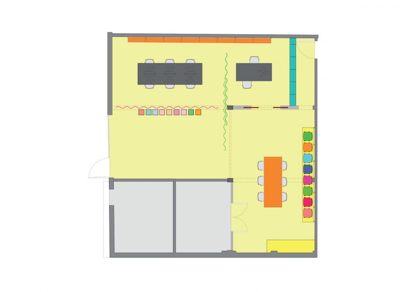 Yinka Ilori Studio plan