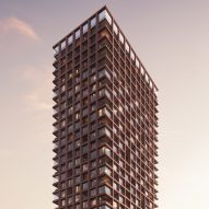 Render of the 32 storey tall Rocket&Tigerli