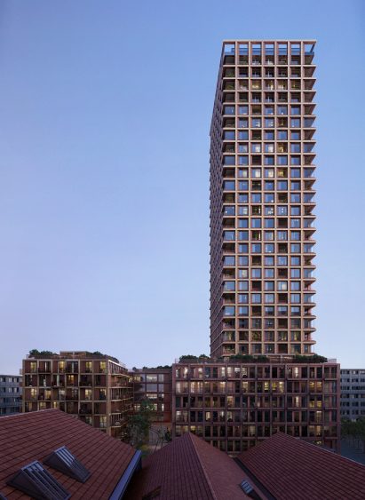 Render of Rocket&Tigerli from a roofline