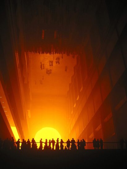 The Weather Project installation at Tate Modern