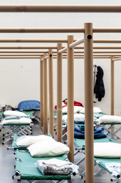 Framework of Shigeru Ban's Paper Partition System