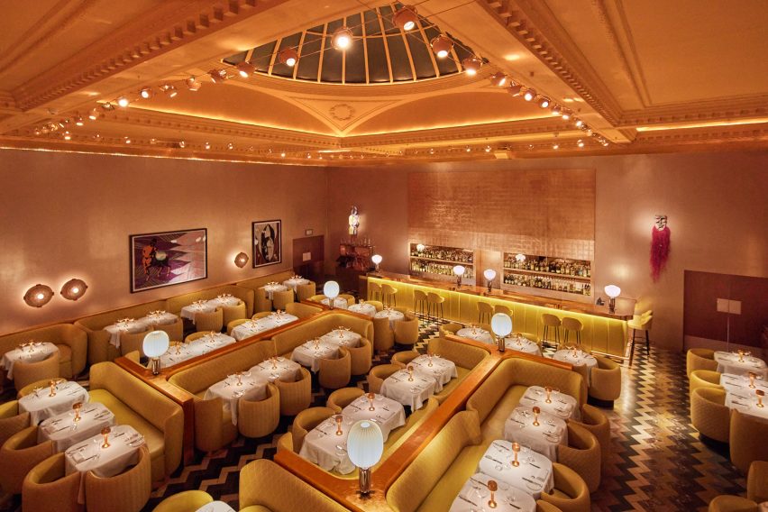 Sketch by India Mahdavi and Yinka Shonibare
