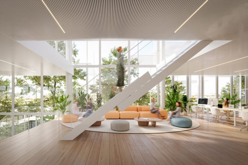 Interior of Solar Cupola by BIG
