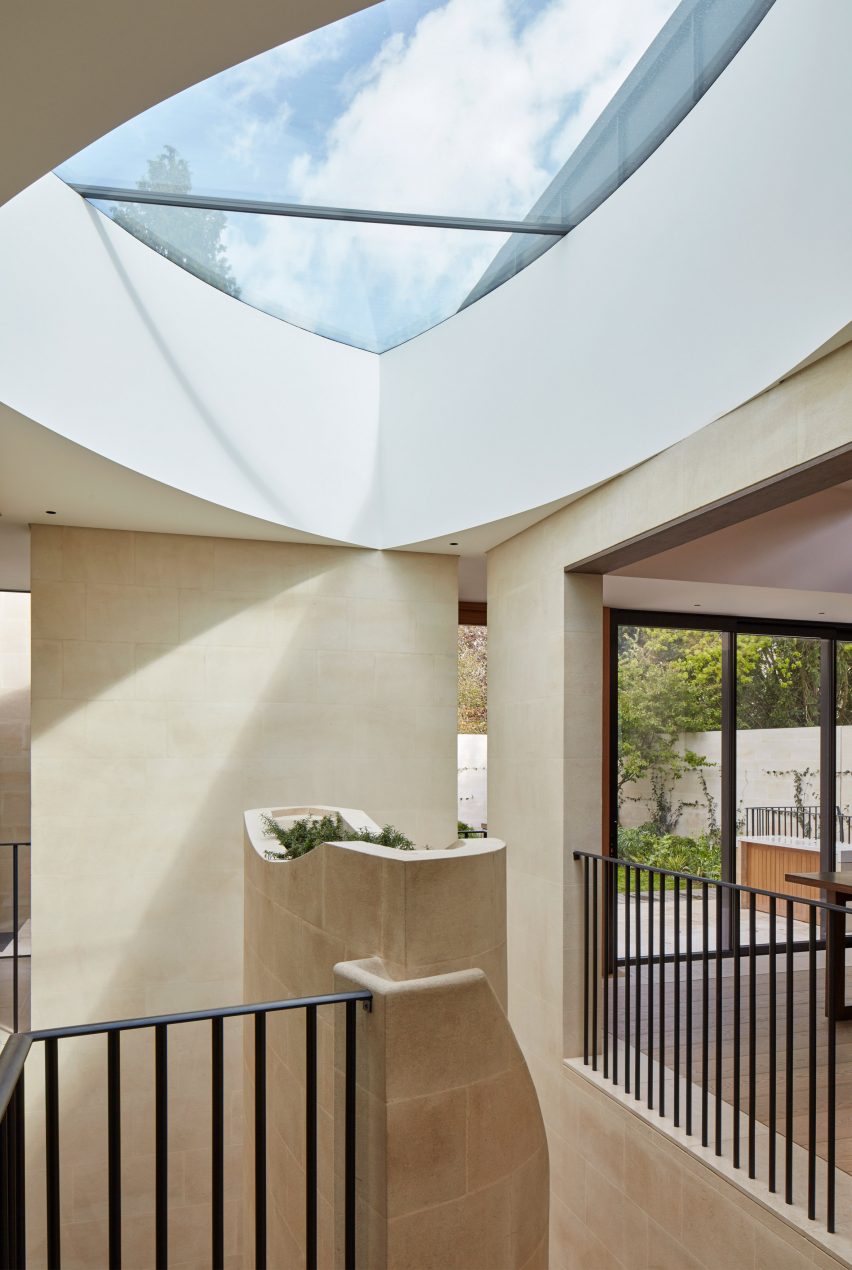 Interior of The Lodge by Simon Gill Architects
