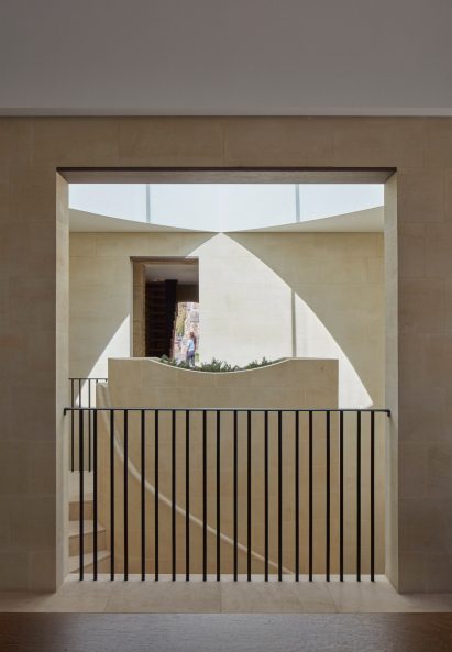 Stone interior of The Lodge house in London