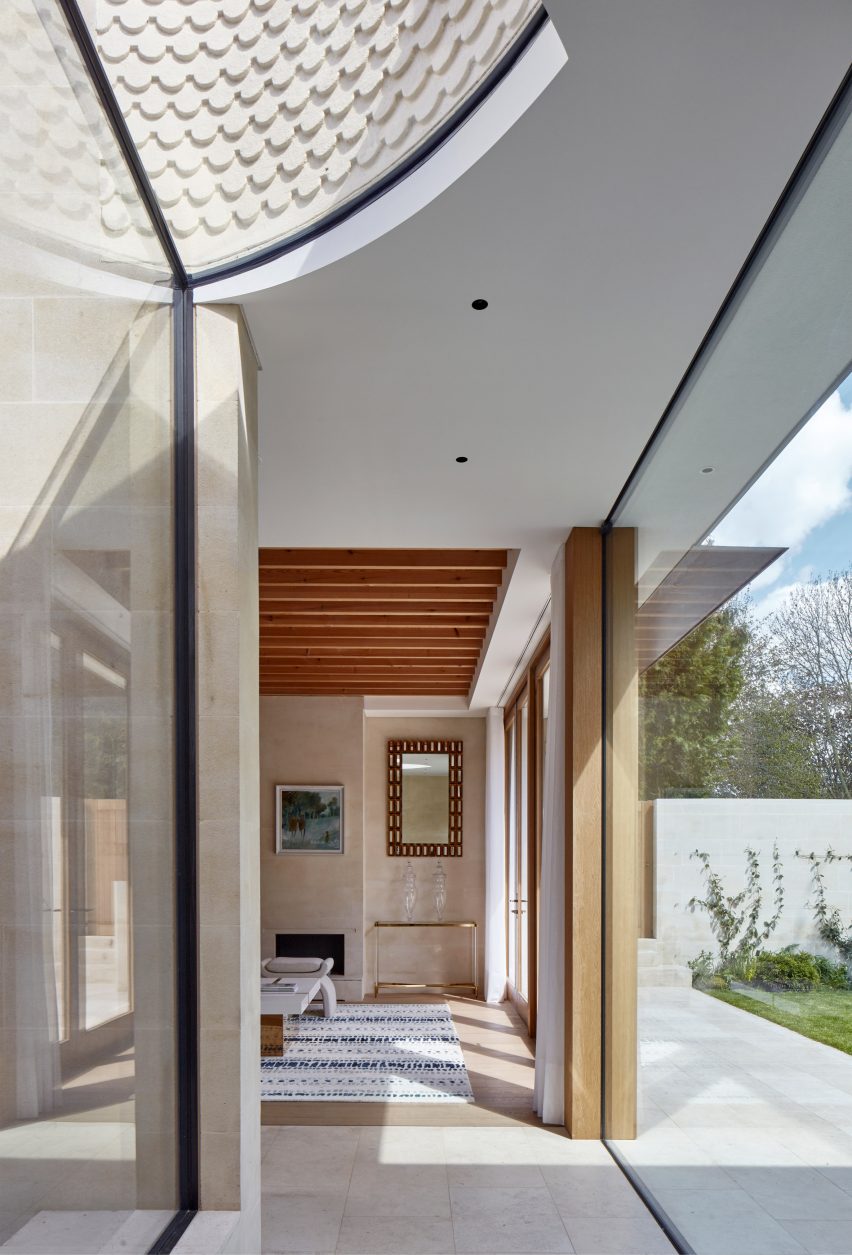 Interior of The Lodge by Simon Gill Architects