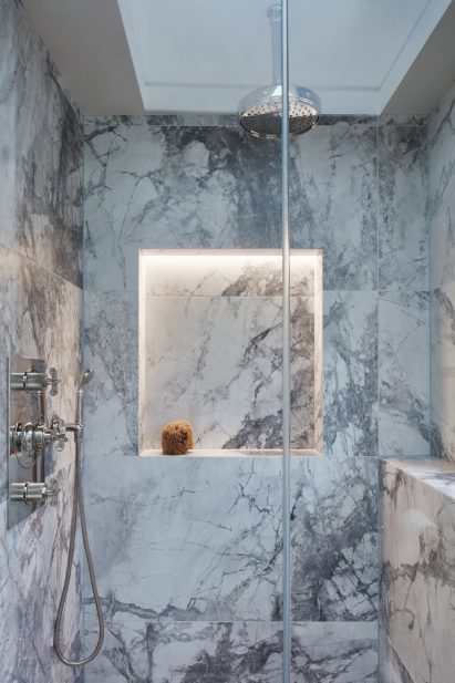Marble shower