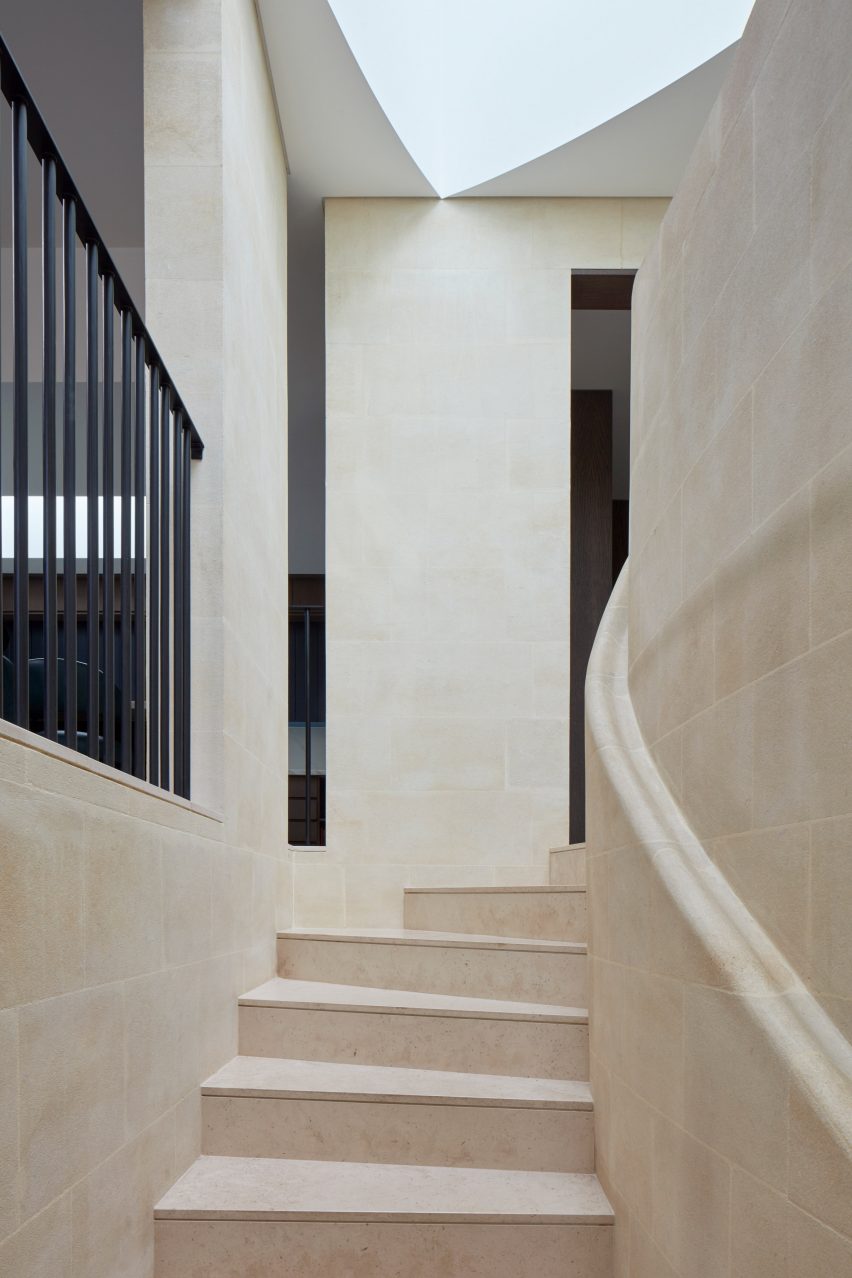 Stone stairwell