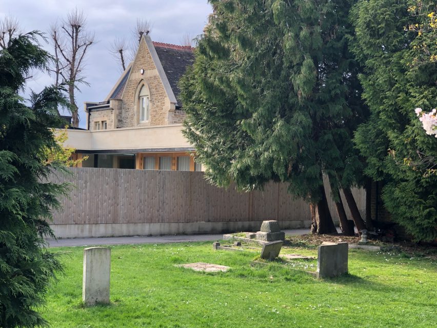 The Lodge house viewed from Fulham cemetery