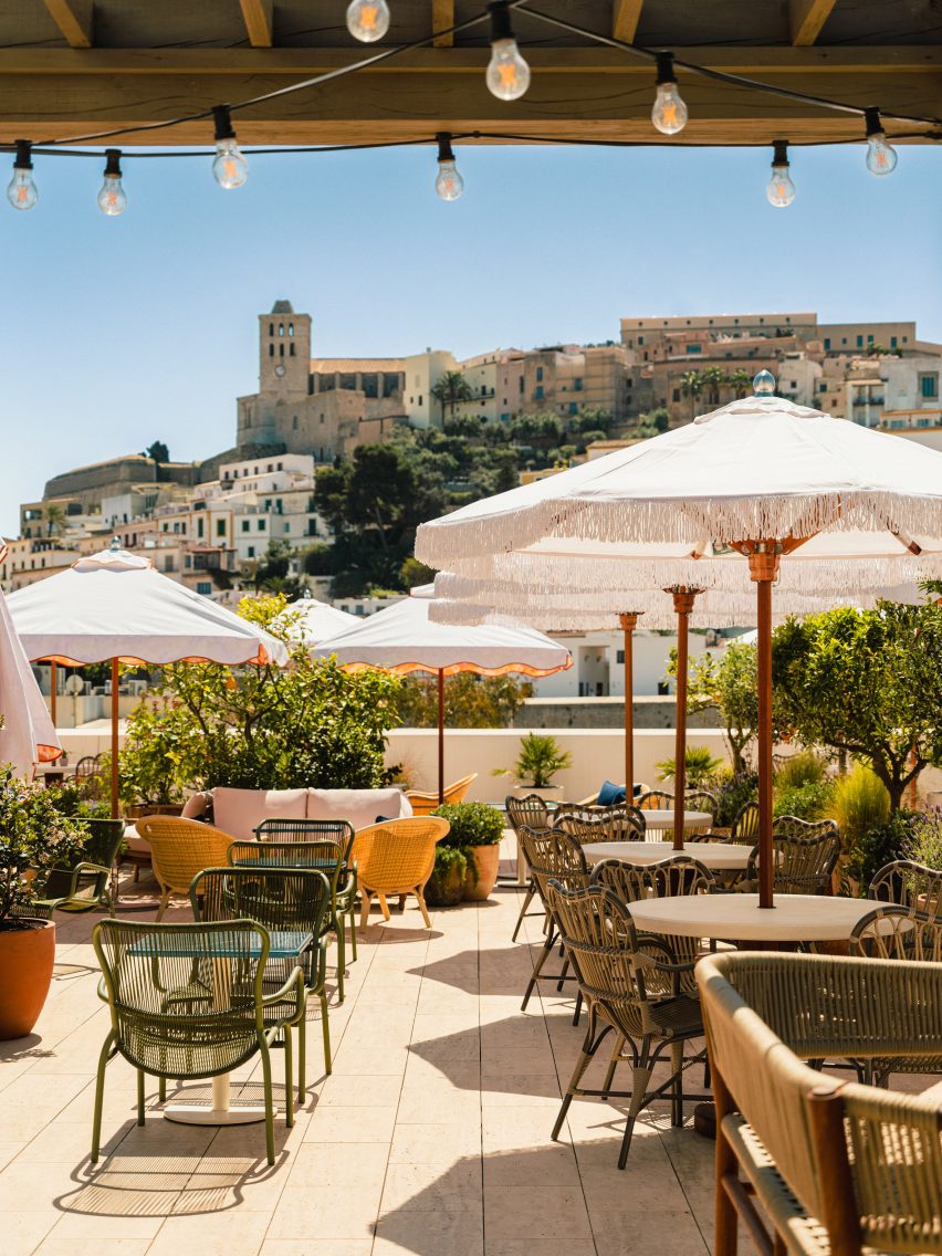 The Standard Ibiza is a hotel that has interiors with a 1960s sensibility