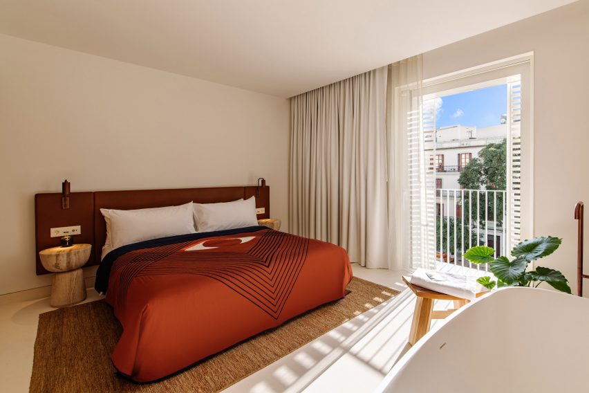 The Standard Ibiza is a hotel that has interiors with a 1960s sensibility