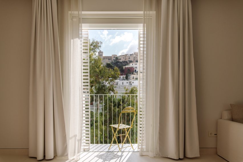 The Standard Ibiza is a hotel that has interiors with a 1960s sensibility