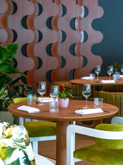 Image of the ground floor restaurant at the hotel