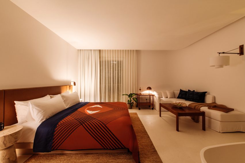 The Standard Ibiza is a hotel that has interiors with a 1960s sensibility