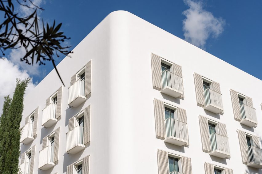 The Standard Ibiza is a hotel that has interiors with a 1960s sensibility