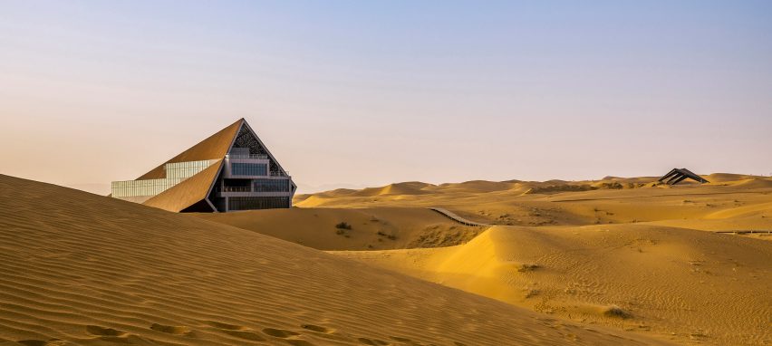 Desert campsite facilty in China
