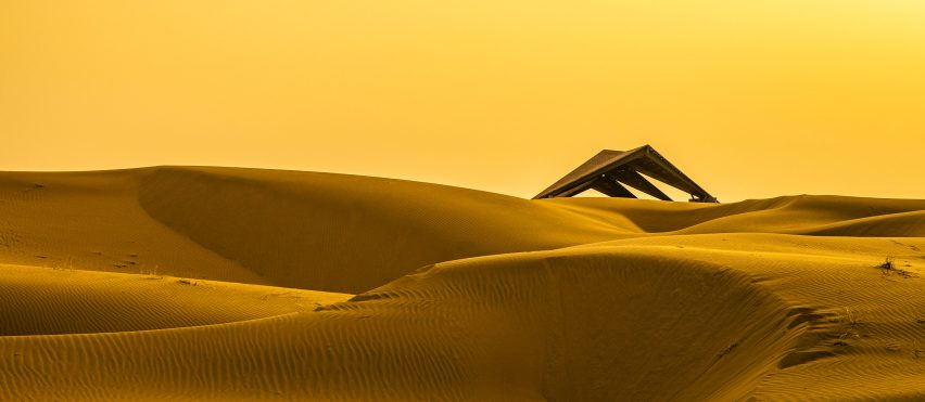 Canopy in Chinese desert