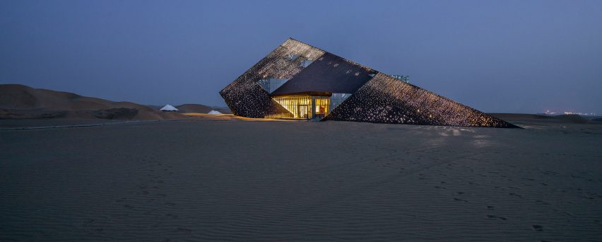 Desert campsite facility in China