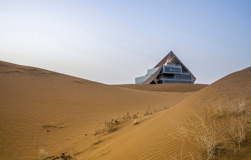 Desert campsite facility in China