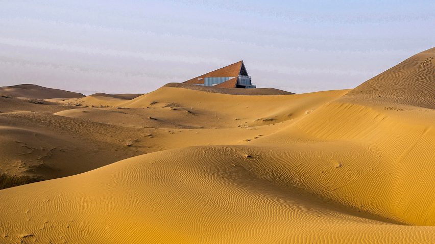 Exterior of Service Center of the Desert Galaxy Camp