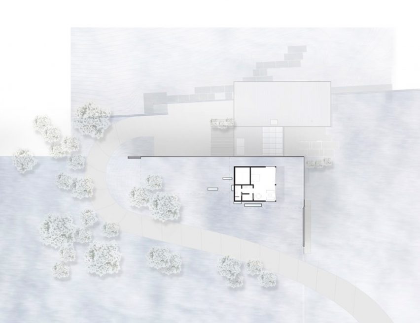 Upper level plan