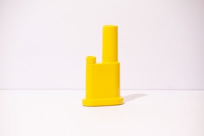 Yellow smoking object