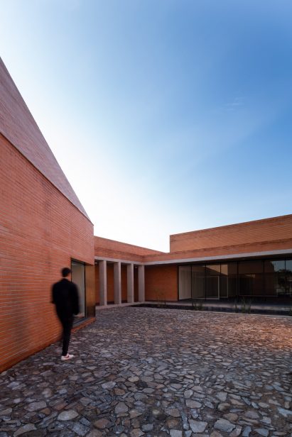Courtyard interior space