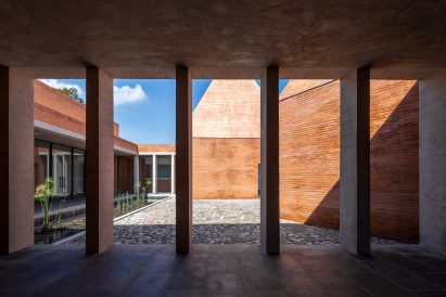 Courtyard viewed from inside
