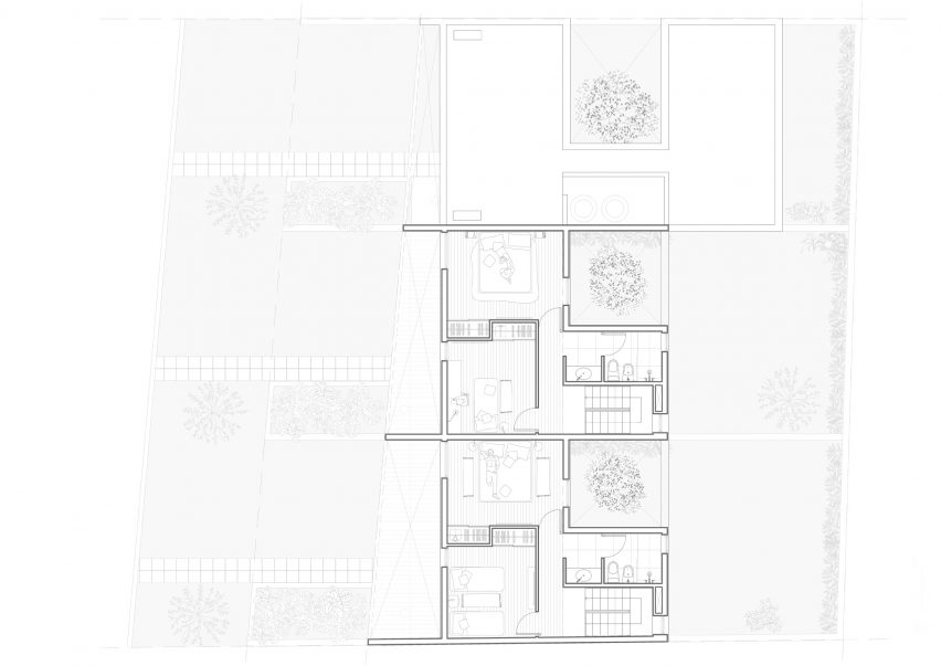 Baldio Row House plans