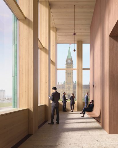 New Building block two Canadian parliament