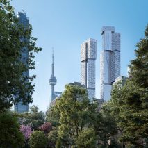 Frank Gehry unveils new visuals of his tallest-ever residential skyscrapers