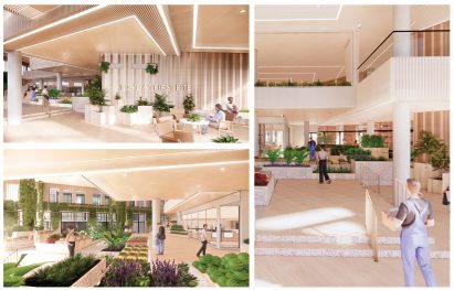 A render of a sustainable-focused educational project with a goal to educate and mend the gap in the production cycle through providing a platform within an urban environment that will reintroduce, inspire and teach sustainable eating and living habits