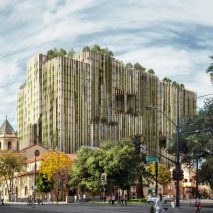 Kengo Kuma's Park Habitat building in downtown San Jose features in today's Dezeen Agenda newsletter