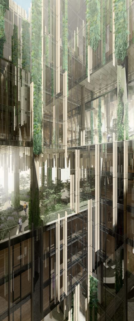 atrium kengo kuma building