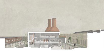 A render of Accrington's Town Hall