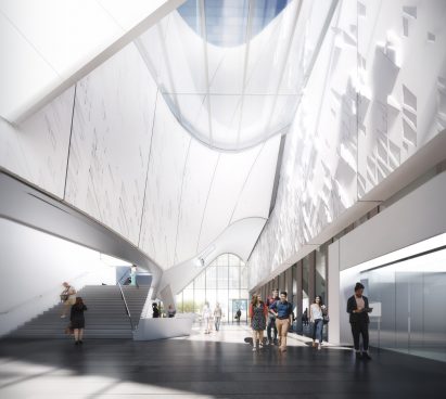 Morphosis UT Dallas interior