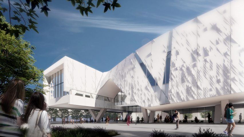 Morphosis design of UT Dallas structure