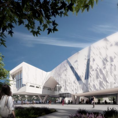 Morphosis designs Athenæum cultural district at University of Texas at Dallas