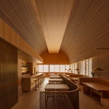 Omar Gandhi designs a “light-filled wood cathedral” for Toronto restaurant