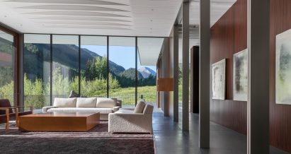 Interior of Steel House by VJAA