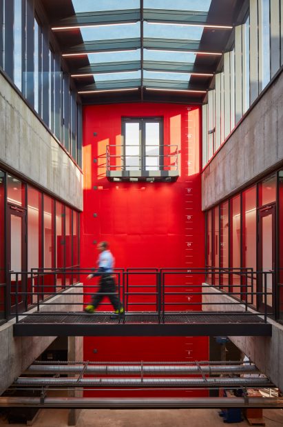 tall interior firestation brooklyn