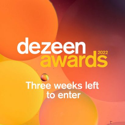 Three weeks left to enter Dezeen Awards