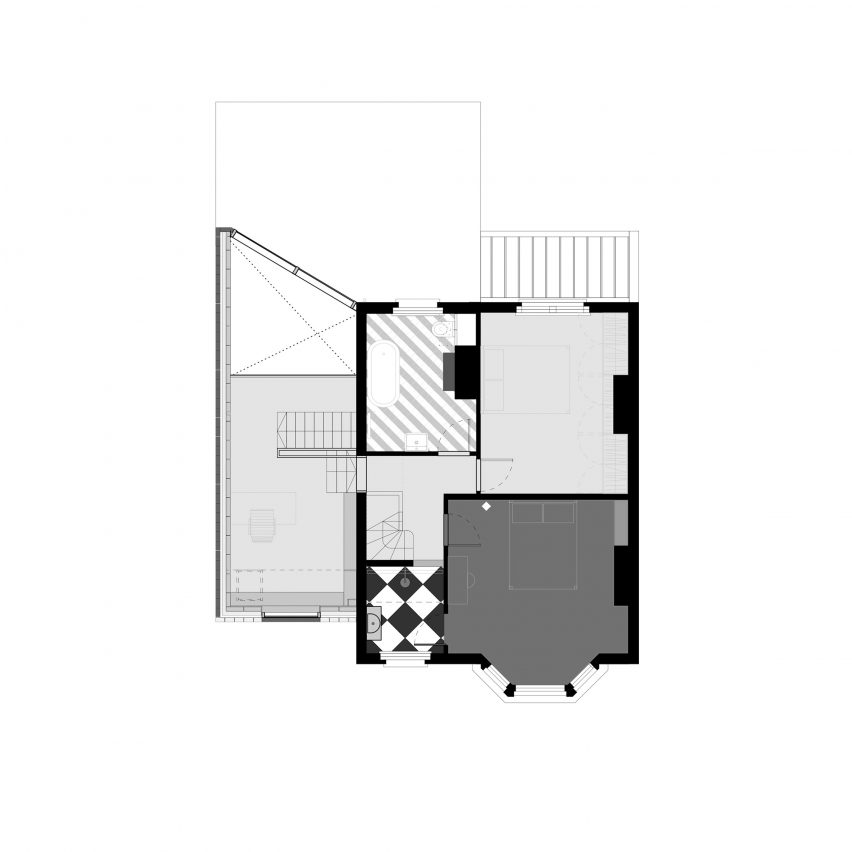 First floor plan of Forest House