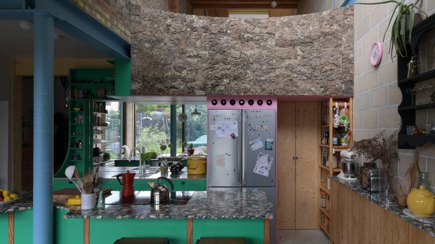 Interior image of the kitchen diner at Forest House