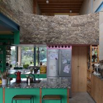 Interior image of the kitchen diner at Forest House